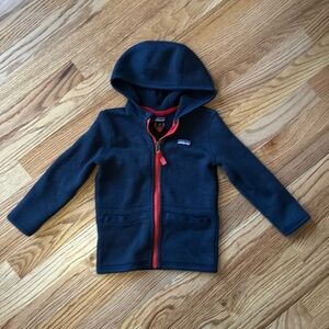 Patagonia Better Sweater Jacket in Navy and Red - 3T